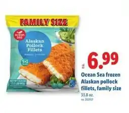 Lidl Ocean Sea frozen Alaskan pollock fillets offer