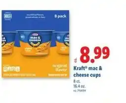 Lidl Mac& cheese cups offer