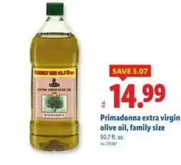 Lidl Primadonna extra virgin olive oil offer