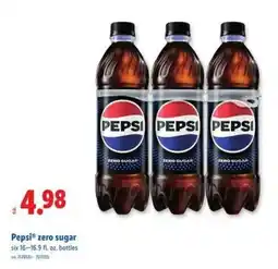 Lidl Pepsi zero sugar offer
