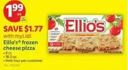 Lidl Frozen cheese pizza offer