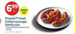 Lidl Italian sausage offer