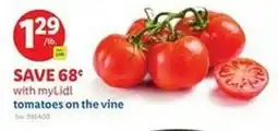 Lidl Tomatoes on the vine offer