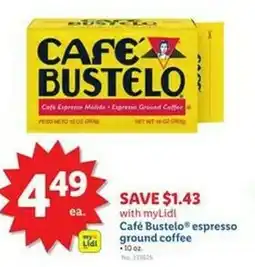Lidl Café Bustelo espresso ground coffee offer