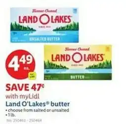 Lidl Land O'Lakes butter offer