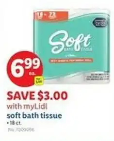 Lidl Soft bath tissue offer