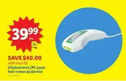 Lidl Vitalcontrol laser hair removal device offer