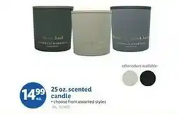 Lidl 25 oz. scented candle offer