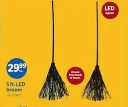 Lidl 5 ft. LED broom offer