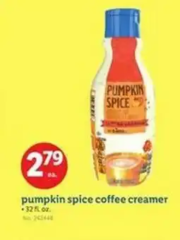 Lidl Pumpkin spice coffee creamer offer