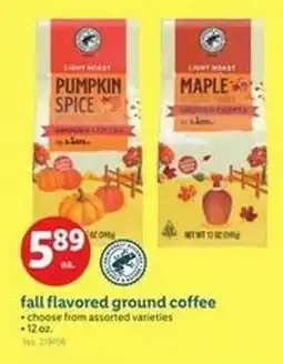 Lidl Fall flavored ground coffee offer