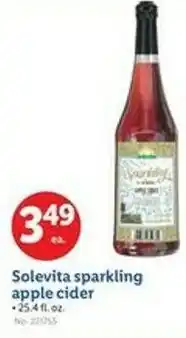 Lidl Solevita sparkling apple cider offer