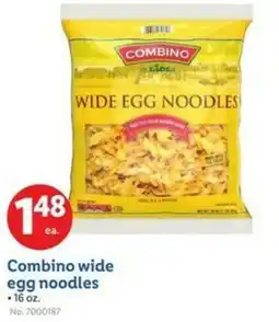 Lidl Combino wide egg noodles offer