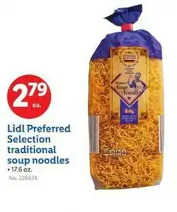 Lidl Traditional soup noodles offer