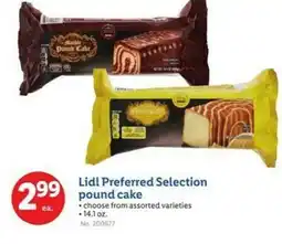 Lidl Pound Cake offer