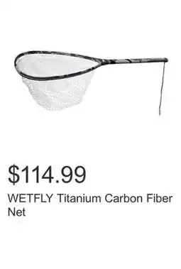 Costco WETFLY Titanium Carbon Fiber Net offer