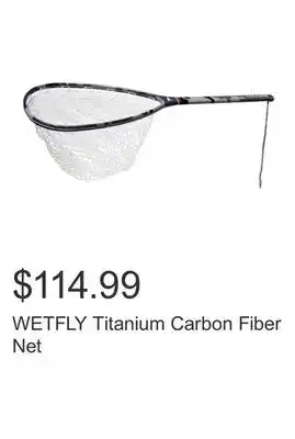 Costco WETFLY Titanium Carbon Fiber Net offer