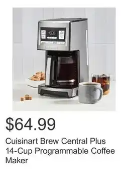 Costco Cuisinart Brew Central Plus 14-Cup Programmable Coffee Maker offer