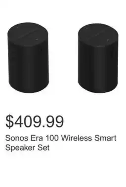 Costco Sonos Era 100 Wireless Smart Speaker Set offer