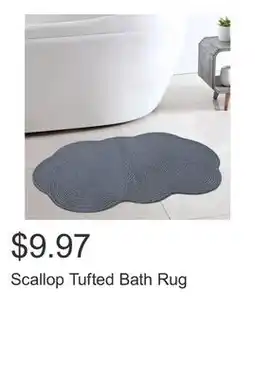 Costco Scallop Tufted Bath Rug offer