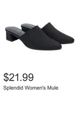 Costco Splendid Women's Mule offer