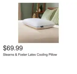 Costco Stearns & Foster Latex Cooling Pillow offer