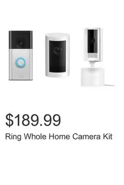 Costco Ring Whole Home Camera Kit offer