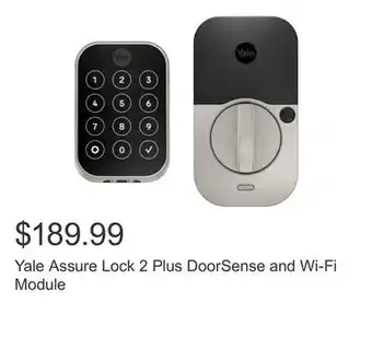 Costco Yale Assure Lock 2 Plus DoorSense and Wi-Fi Module offer