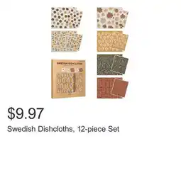 Costco Swedish Dishcloths, 12-piece Set offer
