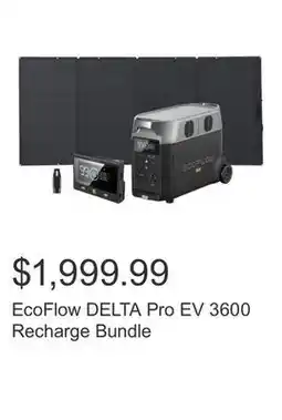 Costco EcoFlow DELTA Pro EV 3600 Recharge Bundle offer