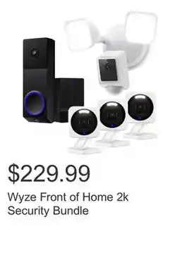 Costco Wyze Front of Home 2k Security Bundle offer
