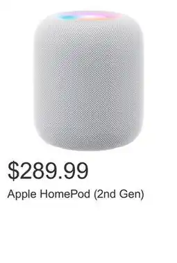 Costco Apple HomePod (2nd Gen) offer