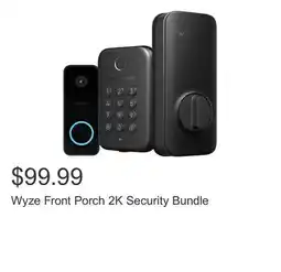 Costco Wyze Front Porch 2K Security Bundle offer