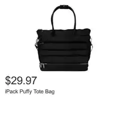 Costco iPack Puffy Tote Bag offer