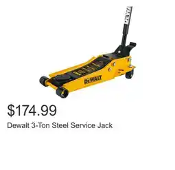 Costco Dewalt 3-Ton Steel Service Jack offer