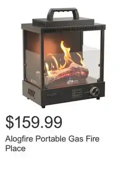 Costco Alogfire Portable Gas Fire Place offer