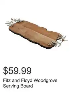 Costco Fitz and Floyd Woodgrove Serving Board offer