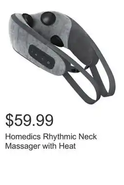 Costco Homedics Rhythmic Neck Massager with Heat offer