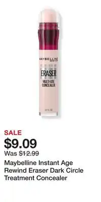 Ulta Beauty Maybelline Instant Age Rewind Eraser Dark Circle Treatment Concealer offer