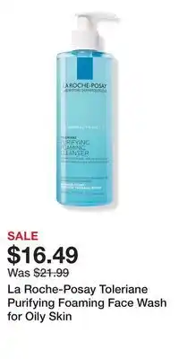 Ulta Beauty La Roche-Posay Toleriane Purifying Foaming Face Wash for Oily Skin offer