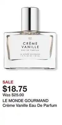 Ulta Beauty LE MONDE GOURMAND Crème Vanille Eau De Parfum offer