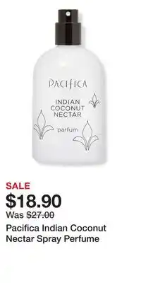 Ulta Beauty Pacifica Indian Coconut Nectar Spray Perfume offer