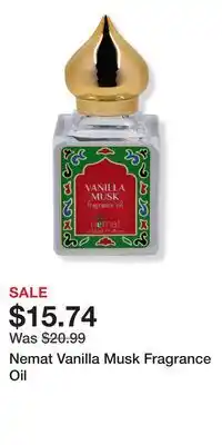 Ulta Beauty Nemat Vanilla Musk Fragrance Oil offer