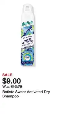 Ulta Beauty Batiste Sweat Activated Dry Shampoo offer