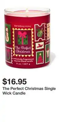 Bath & Body Works The Perfect Christmas Single Wick Candle offer