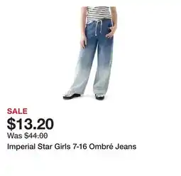Belk Imperial Star Girls 7-16 Ombré Jeans offer