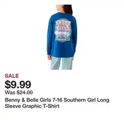 Belk Benny & Belle Girls 7-16 Southern Girl Long Sleeve Graphic T-Shirt offer