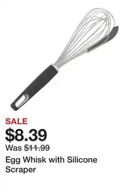 Belk Egg Whisk with Silicone Scraper offer