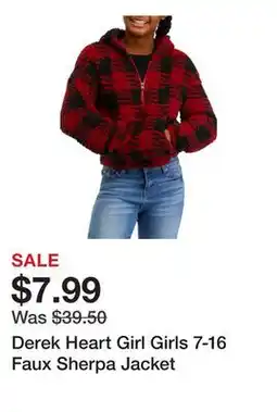 Belk Derek Heart Girl Girls 7-16 Faux Sherpa Jacket offer
