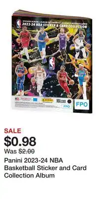 Game Stop Panini 2023-24 NBA Basketball Sticker and Card Collection Album offer